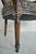Vintage French Louis XVI Style Carved Walnut Fireside Arm Chair Fauteuil For Sale In Philadelphia - Image 6 of 11