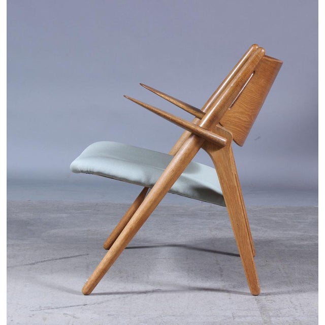 Wood CH 28 Armchair by Hans J. Wegner for Carl Hansen, 1960s For Sale - Image 7 of 9