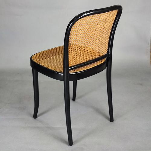 Viennese No. 811 Chairs by Josef Hoffmann for Drevounia, 1980s, Set of 6 For Sale - Image 5 of 9