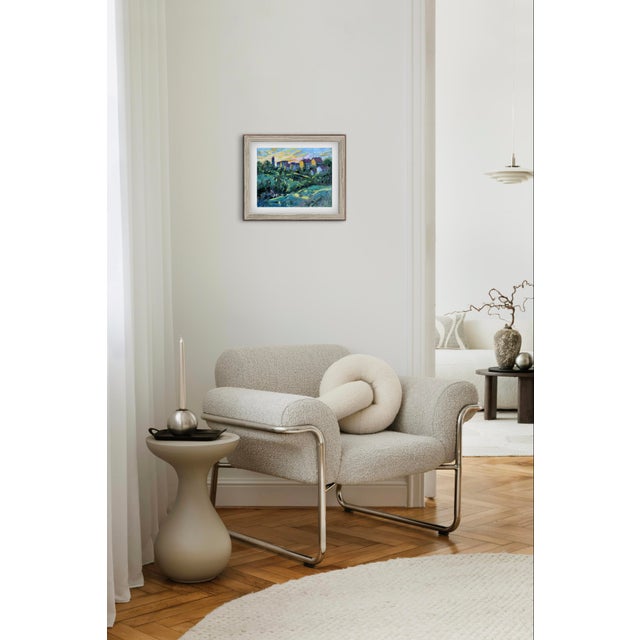 Quiet Places Collection — Contemporary Sunset Landscape (Original Oil on Canvas) For Sale - Image 13 of 18