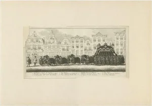 S. Fokke after P.C. la Fargue, Funeral Procession of Anna Van Hannover, 1761