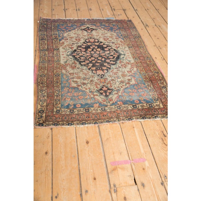 Old New House Antique Fine Farahan Sarouk Rug - 3'4" X 4'9" For Sale - Image 4 of 12