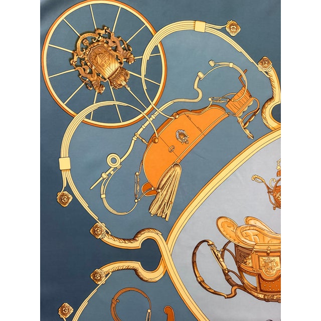 Hermès Springs Silk Scarf 1988 Designed by Philippe Ledoux For Sale - Image 11 of 12