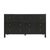 2020s Nora 60 in. W Raffia 6 Drawer Dresser, Charcoal Raffia For Sale - Image 5 of 9