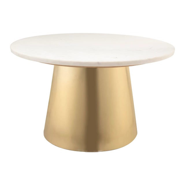 Bleeker Marble Cocktail Table For Sale In Los Angeles - Image 6 of 6