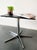 Mid-Century Modern Vintage Side Table in Chrome Frame, Star Base and Rotatable Tabletop For Sale - Image 3 of 11