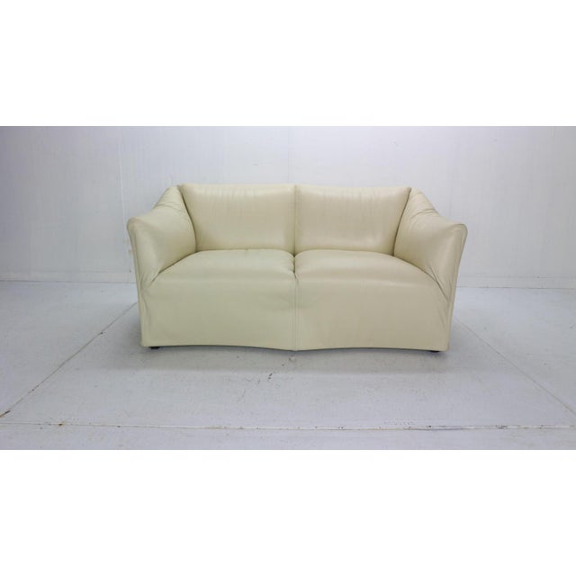 Tentazione Leather Sofa or Loveseat by Mario Bellini for Cassina, 1970s For Sale - Image 3 of 18