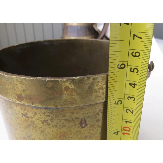 Brass 19th Century Scale Brass Bucket Measure For Sale - Image 8 of 9
