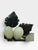 Mid 20th Century Vintage Chinese Hand-Carved Jade & Hardstone Grape Cluster on Silk Wrapped Stem For Sale - Image 5 of 8