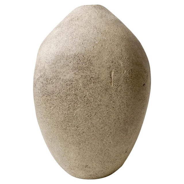 Cream In the Corner II Decorative Ceramic Vase by Lillian Tørlen For Sale - Image 8 of 8