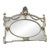 Late 20th C Italian Baroque Silver Beech Wall Mirror - 1 Pc For Sale