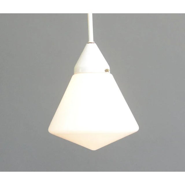 1920s Conical Phillips Opaline Light, 1920s For Sale - Image 5 of 9