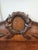 French Vintage Carved Wood Furniture Pediment Crest, French Style Architectural Applique, Ornate Laurel Wreath Furniture Topper Decor For Sale - Image 3 of 11