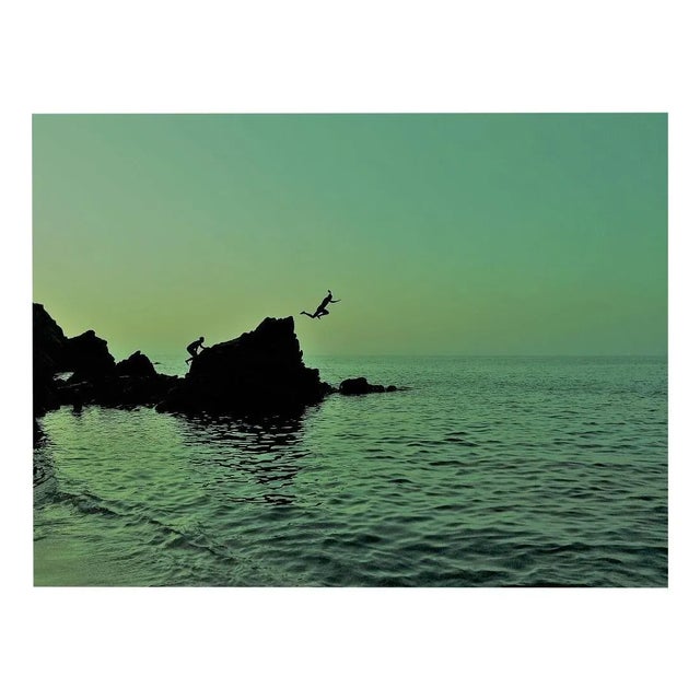Justyna Napiorkowska, The Jump, Sea, Photograph, in Flawless conditions. Designed from 2000 This piece has an attribution...