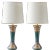 Dutch Art Deco Ceramic Table Lamps from Arnhemsche Fayencefabriek, 1910s, Set of 2 For Sale
