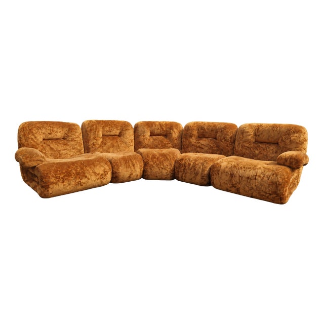 Vintage Space Age Modular Sofa, 1970s For Sale