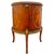 Mid 20th Century Louis XVI Style Round Gueridon Commode Tables With Carrara Marble & Floral Marquetry - A Pair For Sale - Image 5 of 18