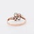 Antique You and Me Ring, 18 Carat Gold and Diamonds, Size 6.75 For Sale - Image 4 of 6