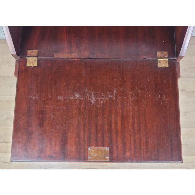 Queen Anne Walnut Ladies Writing Desk, 1920s For Sale - Image 10 of 18