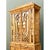 Vintage Chinoiserie Pagoda Rattan China Cabinet For Sale - Image 10 of 12