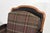 New Ralph Lauren's Galloway Shetland Plaid wool and genuine leather on a pair of classic Versailles chair frames. The...