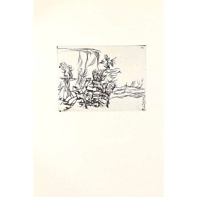 1947 Paul Klee Engraving 8 Pergola 1910 Reproduction For Sale