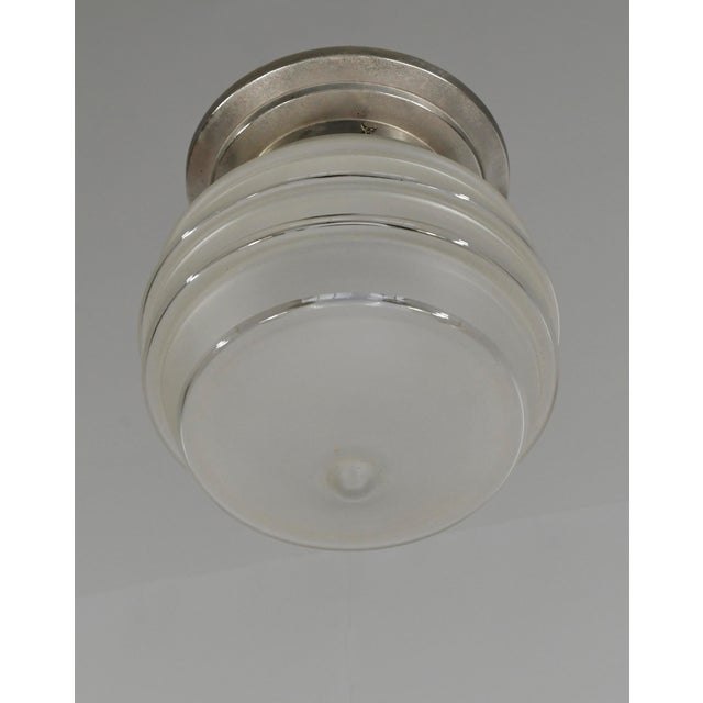 1930s French Art Deco Flush Mount 1930s France - 2 Available For Sale - Image 5 of 10