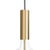 Rosdala Brass Clear Glass Pendant Lamp by Sabina Grubbeson for Konsthantverk For Sale - Image 3 of 8