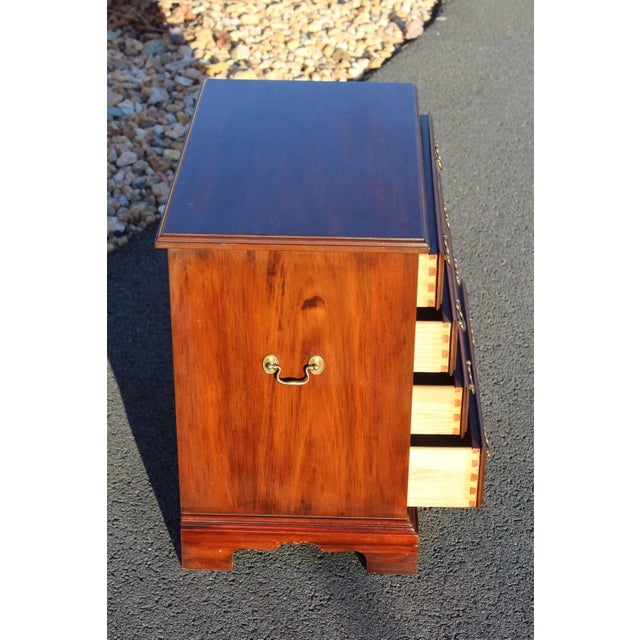 Brown Henkel-Harris Mahogany Nightstand For Sale - Image 8 of 18