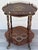 Wood Mid-Century Italian Hollywood Regency Italian Marquetry Masonic Bar Cart With Brass Gallery For Sale - Image 7 of 8