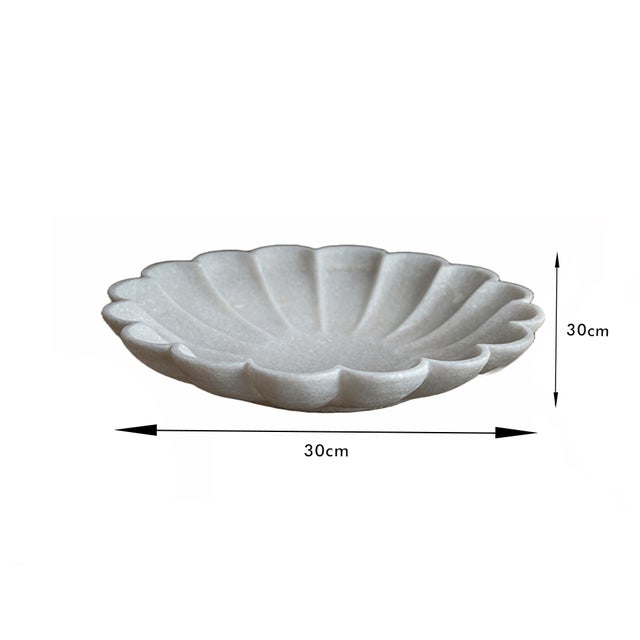 Marble Cirque Fruit Bowl - Set of 3 - 6",9",12" Inches For Sale - Image 6 of 8