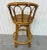 Vintage Rattan Swivel Bar Stools - Set of 3 For Sale In Philadelphia - Image 6 of 6