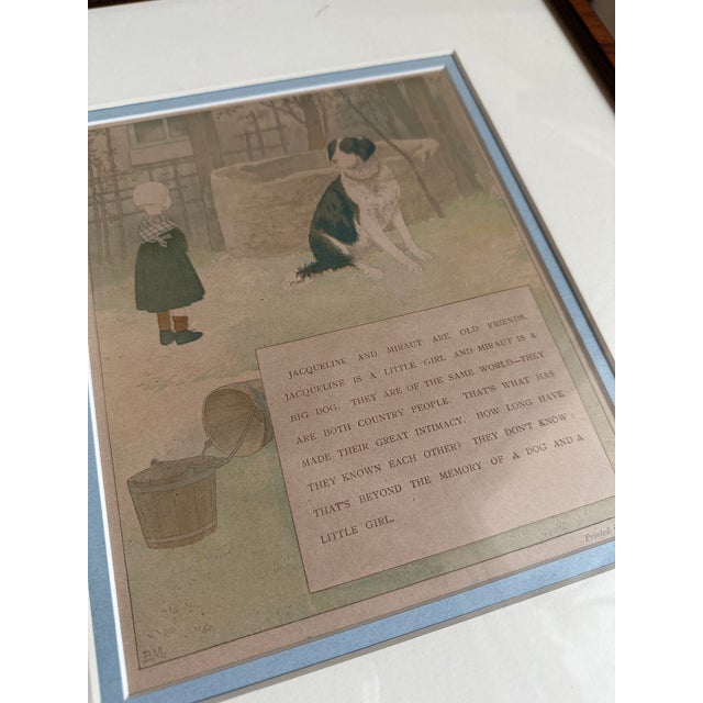 Vintage 1990s French "Filles Et Garçons" Art Prints - Set of 4 Framed For Sale - Image 10 of 14