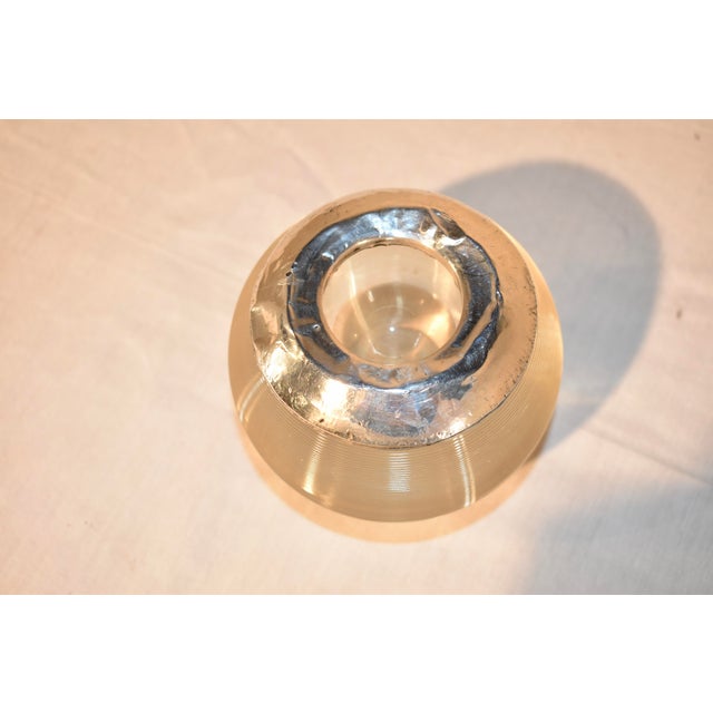 English Edwardian English Glass and Silver Match Strike For Sale - Image 3 of 7