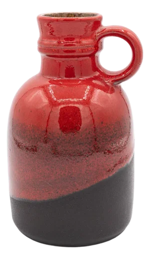 Mid-Century Red Glazed Form 310-15 Jug Vase from Steuler Keramik, 1970s