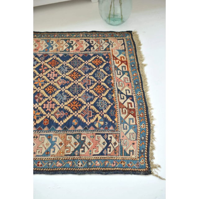 Antique Caucasian Rug, 4.4 x 6.5 For Sale In Milwaukee - Image 6 of 11