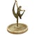 1970s 1970s Art Deco Style Figural Dancer Sculpture With Marble Dish. For Sale - Image 5 of 10