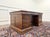 Brown Large English Partner Desk in Teak For Sale - Image 8 of 18