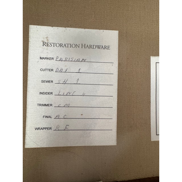 Chestnut 1990s Restoration Hardware Leather Sofa For Sale - Image 8 of 10