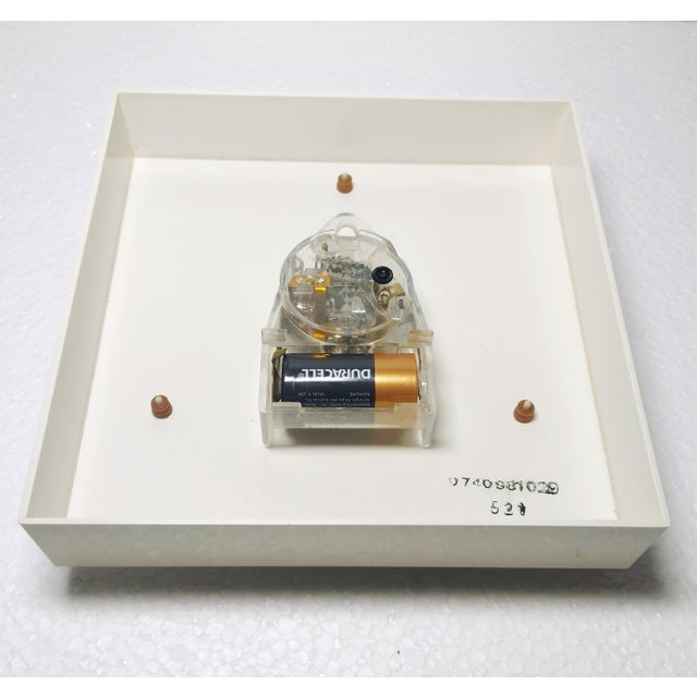 Glass Vintage Electronic Wall Clock from Bosch, Germany, 1970s For Sale - Image 7 of 9