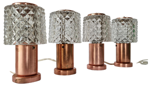 Table Lamps from Kamenicky Senov, 1970s, Set of 4