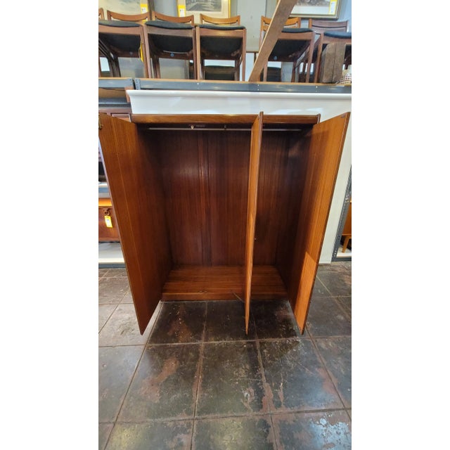 MidCentury Modern Armoire Clothes Closet Danish Modern Chairish