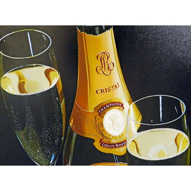 Thomas Stiltz "Cristal Tonight" Original Signed Original Oil Still Life Painting For Sale In Denver - Image 6 of 7