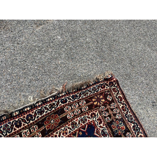 Large Vintage Knotted Rug For Sale - Image 11 of 16