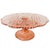 Glass Art Deco Pink Cake Plateau from Luxval Val St. Lambert, 1930s For Sale - Image 7 of 7