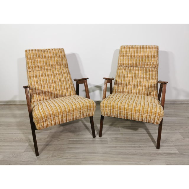 Set of Vintage Armchairs from Tatra, in Good conditions. Designed 1960 to 1969 I have official proof of authenticity such...