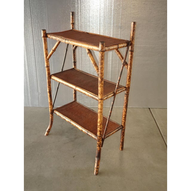 Gorgeous Shelf in Good Vintage Condition. Please note: Screws were added to make the unit more sturdy. There is Wear that...
