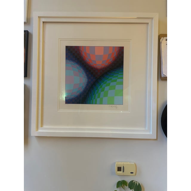 This exceptional serigraph, titled "Constellation," is a rare and highly collectible work by Victor Vasarely, the father...