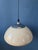Plastic Acrylic Glass Beige Mushroom Pendant Lamp with Chrome Top Cap For Sale - Image 7 of 11