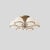 Model 2042/6 Ceiling Lamp in Opaline Glass by Gino Sarfatti for Astep, Italy For Sale - Image 6 of 7